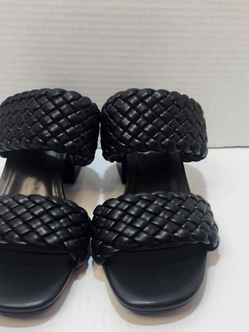 Steve Madden Kenly Heeled Sandals Women’s Size 6.5 Black Excellent Preowned Cond - Picture 6 of 12